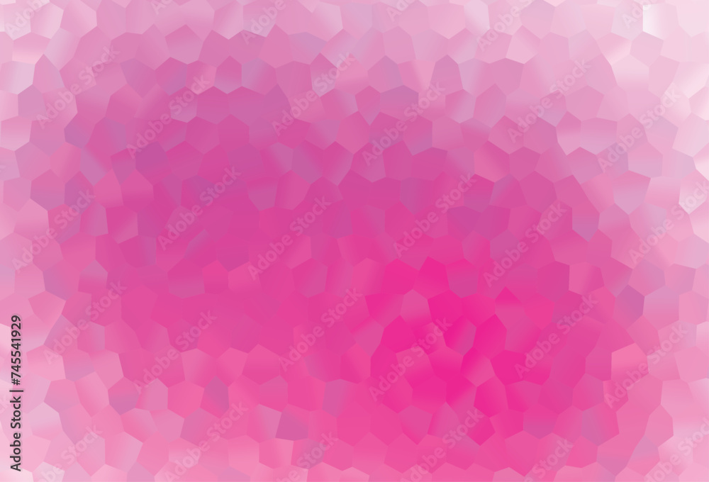 Light Pink vector background with hexagons. Light Pink vector background with hexagons.