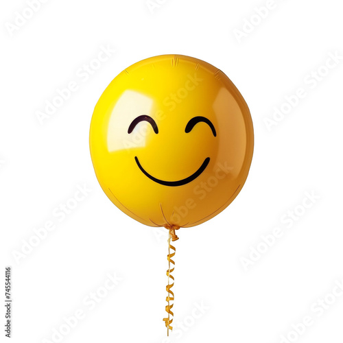 Smiley Face Yellow Balloon photo