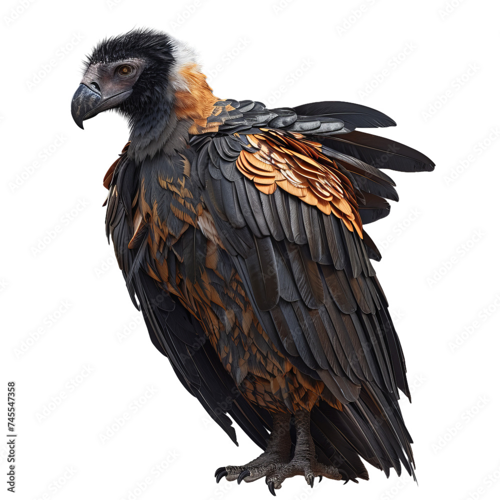 Obraz premium vulture isolated on transparent background, png