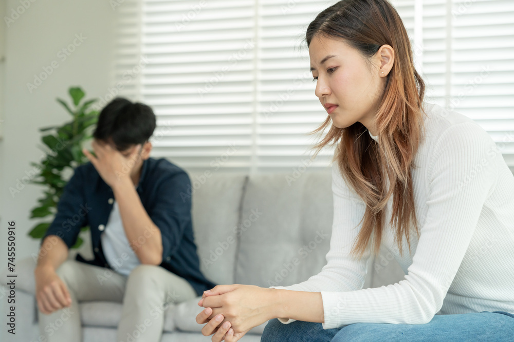 Divorce. Asian couples are desperate and disappointed after marriage. Husband and wife are sad, upset and frustrated after quarrels. distrust, love problems, betrayals. family problem, teenage love Divorce. Asian couples are desperate and disappointed after marriage. Husband and wife are sad, upset and frustrated after quarrels. distrust, love problems, betrayals. family problem, teenage love