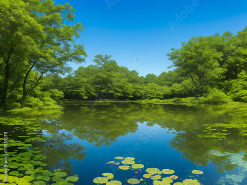 lake in the forest
