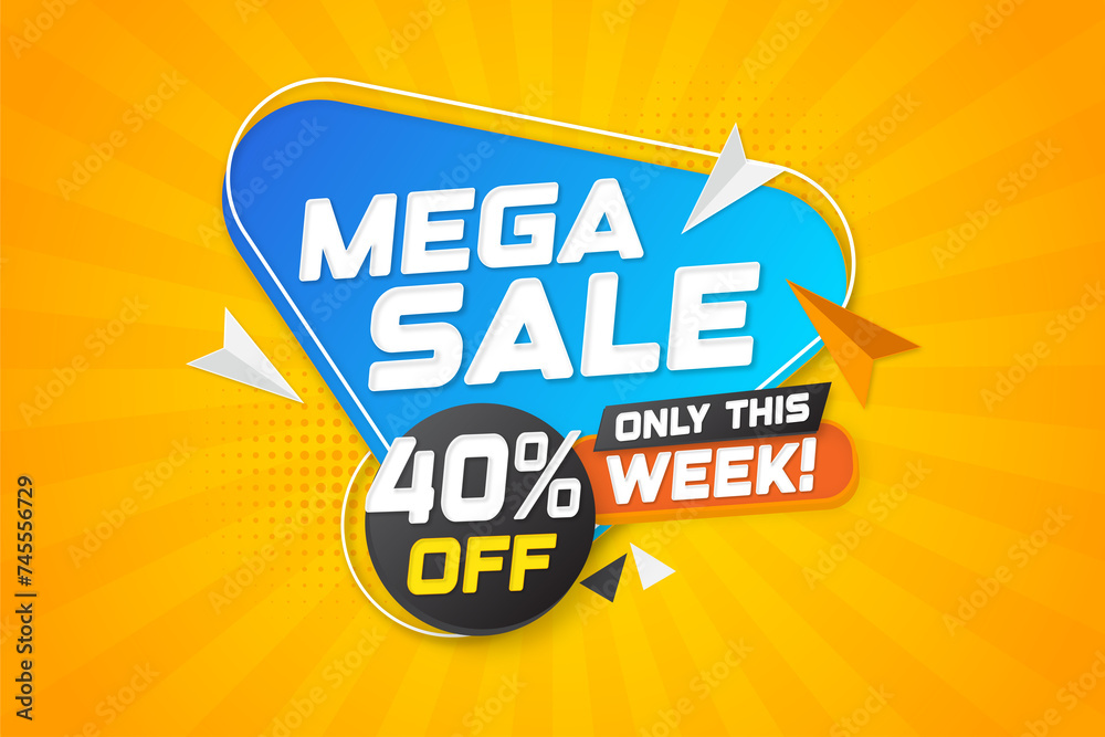 Free vector mega sale background promotion banner with discount 2 Free vector mega sale background promotion banner with discount 2