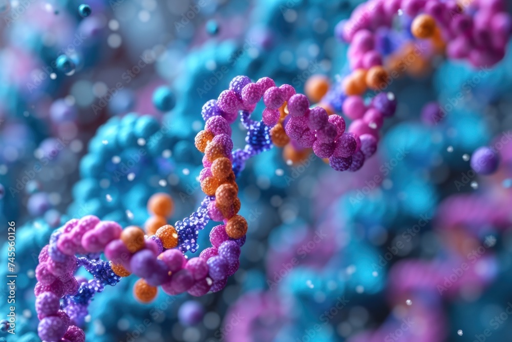Microscopic Image of Gene Expression Profile Microscopic Image of Gene Expression Profile