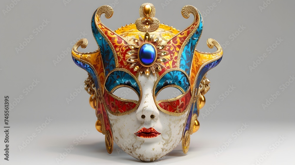 A Venice venetian carnival mask of a queen