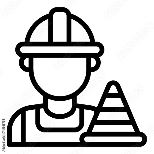 Worker profession avatar icon