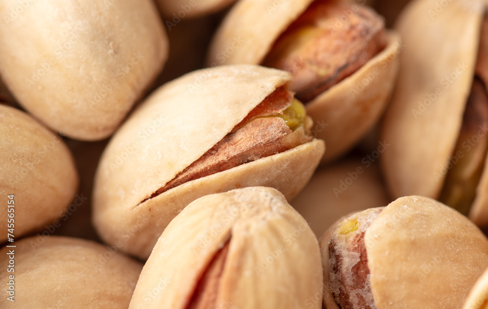 Fresh pistachios as a background. Macro Fresh pistachios as a background. Macro