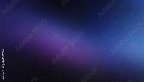 Cosmic Radiance: Dark Blue Purple Glowing Grainy Gradient