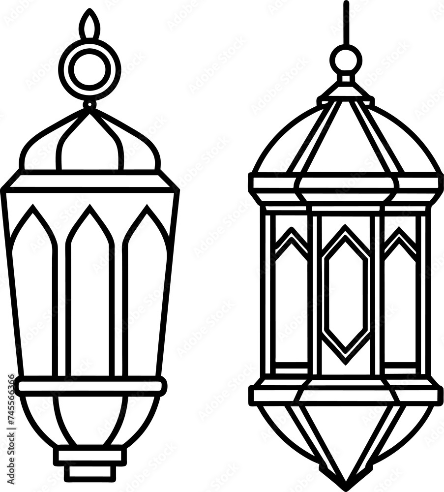Ramadan lantern png
