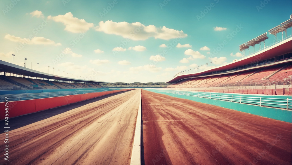 International race track Race Track Arena Empty Racing International race track Race Track Arena Empty Racing