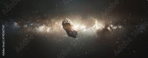 Through the asteroid belt, dodging and weaving, a space odyssey unfolds