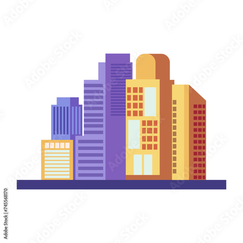 City Building Illustration