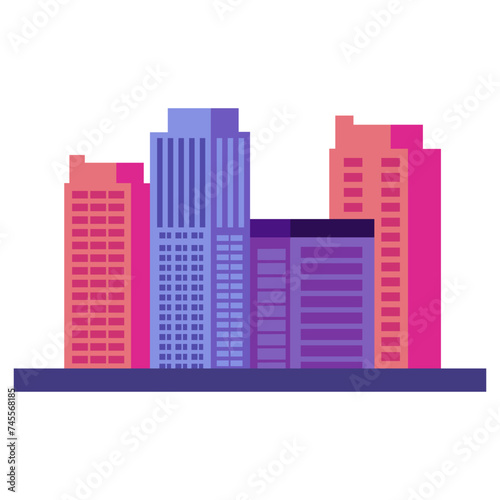 City Building Illustration