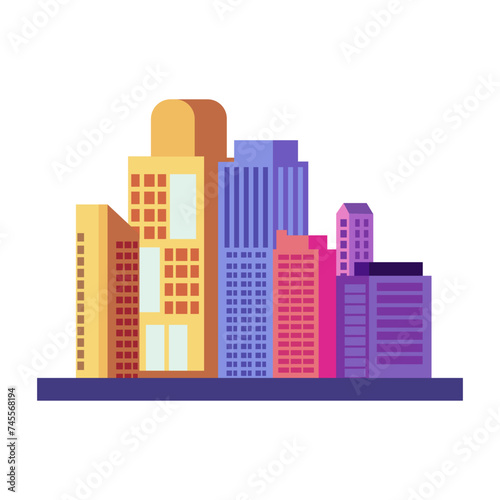 City Building Illustration