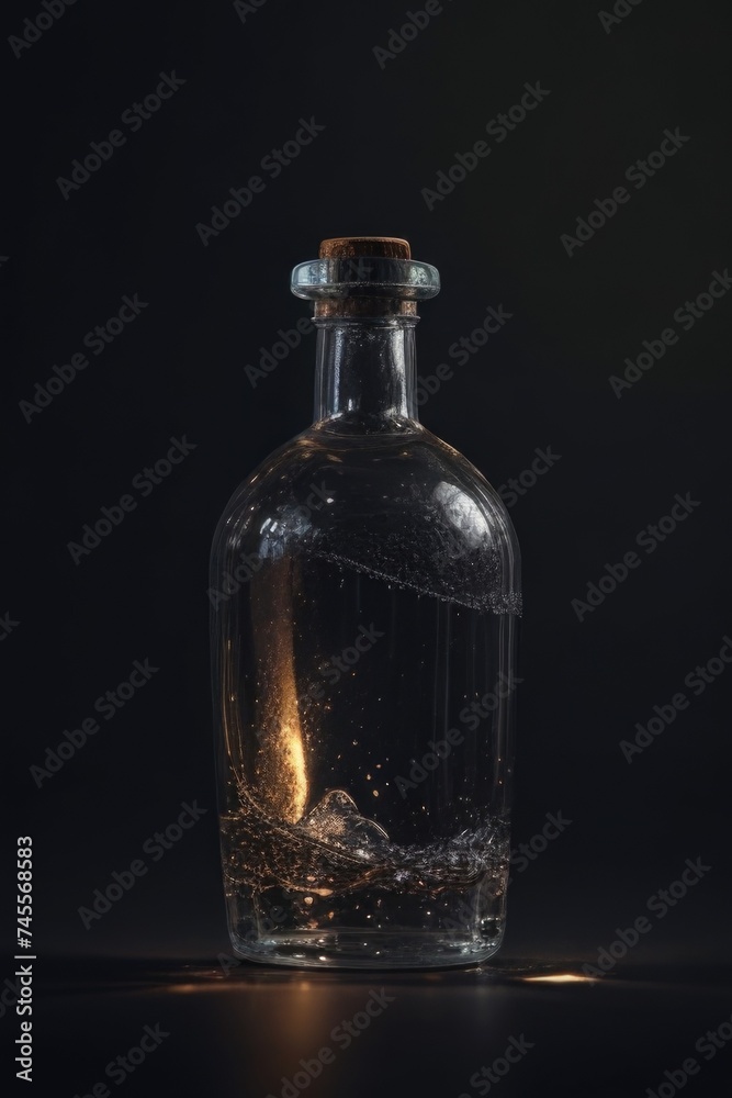 shape of a clear glass empty bottle shape of a clear glass empty bottle