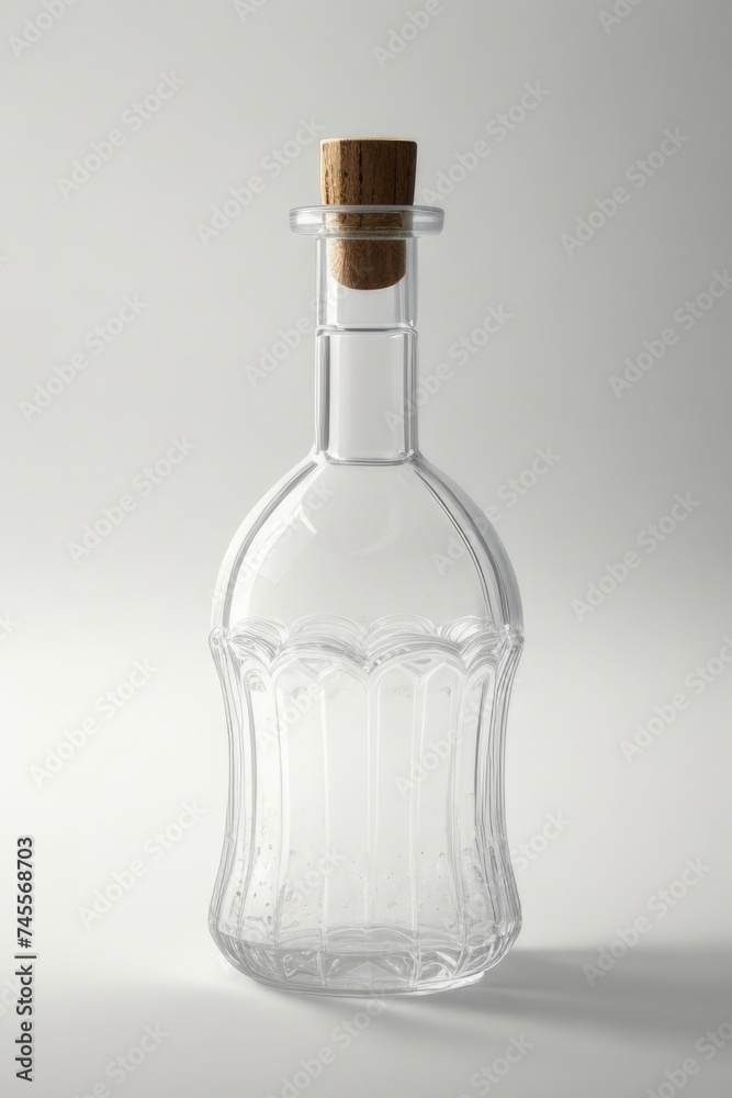 shape of a clear glass empty bottle shape of a clear glass empty bottle