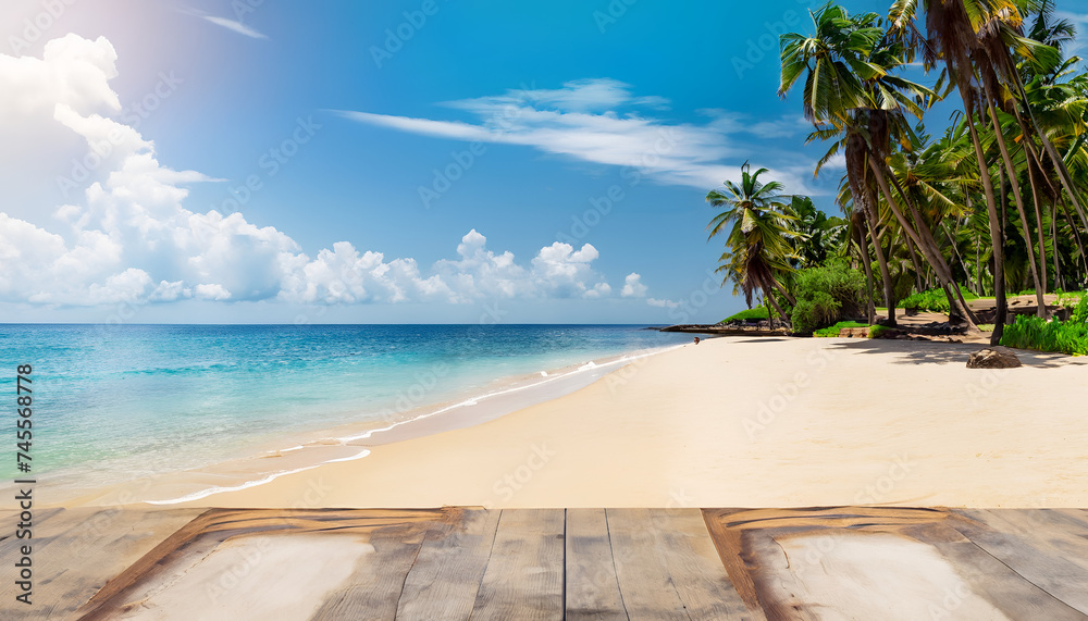 beach with trees wallpaper vackground
