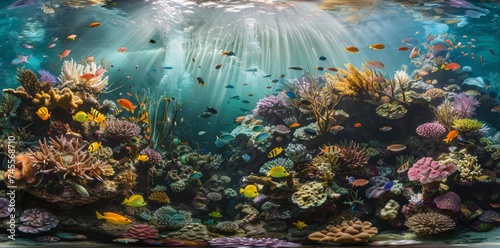 Vibrant Fish in Large Aquarium © Yana
