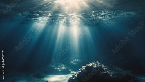 不思議な海の底の風景