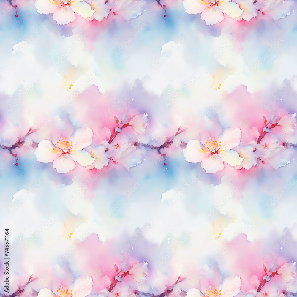 spring background with flowers