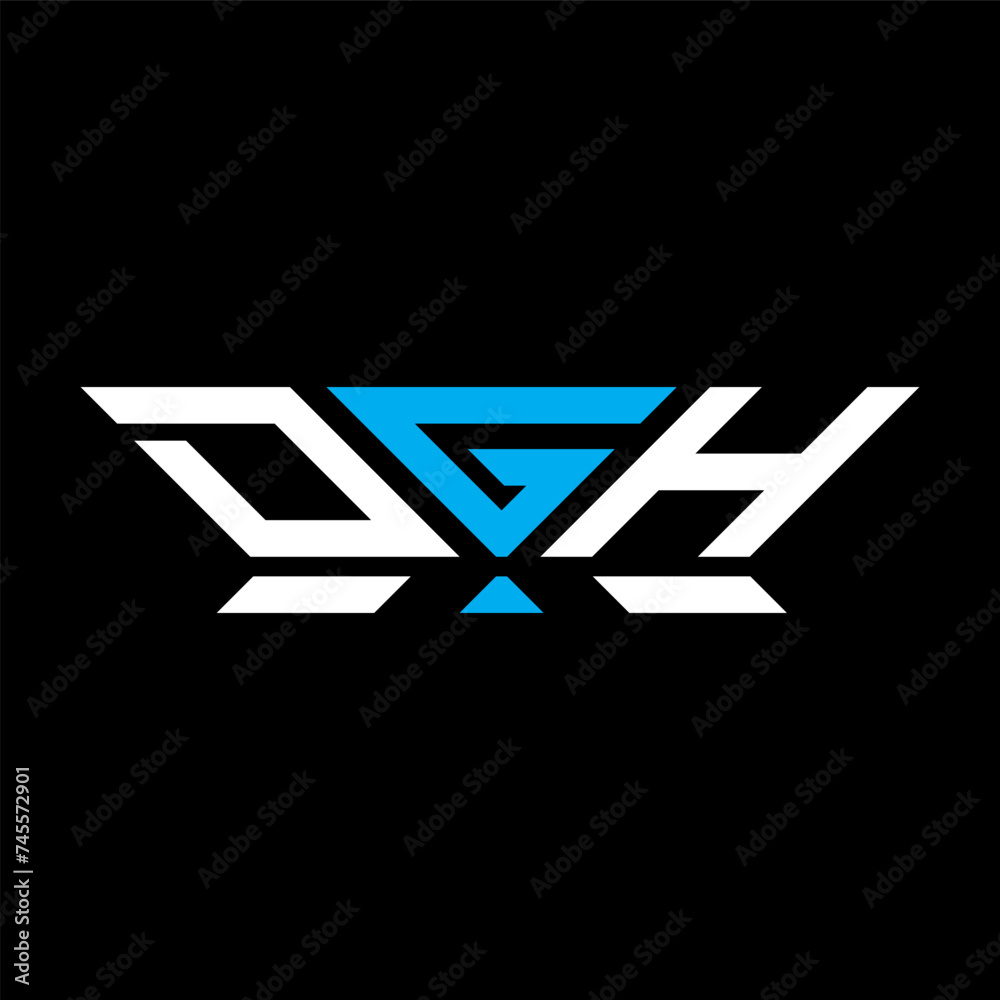 DGH letter logo vector design, DGH simple and modern logo. DGH luxurious alphabet design DGH letter logo vector design, DGH simple and modern logo. DGH luxurious alphabet design