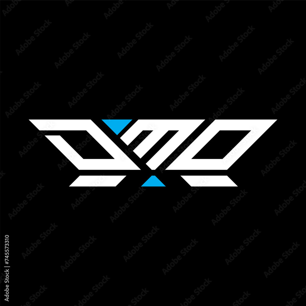 DMO letter logo vector design, DMO simple and modern logo. DMO luxurious alphabet design  