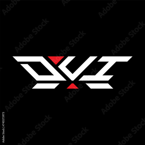 DUI letter logo vector design, DUI simple and modern logo. DUI luxurious alphabet design  