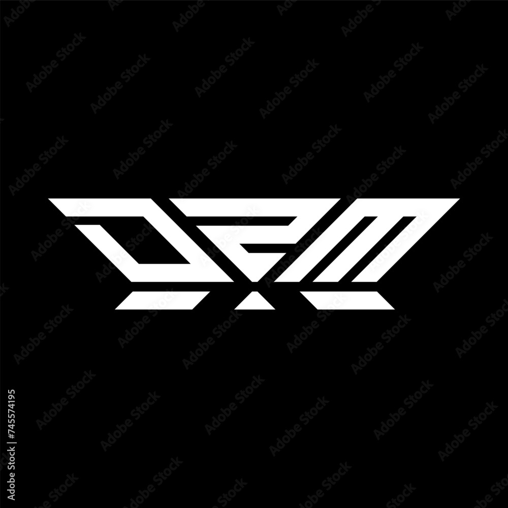DZM letter logo vector design, DZM simple and modern logo. DZM luxurious alphabet design DZM letter logo vector design, DZM simple and modern logo. DZM luxurious alphabet design