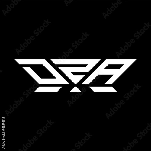 DZA letter logo vector design, DZA simple and modern logo. DZA luxurious alphabet design  
