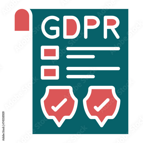 Gdpr Policy Icon Style