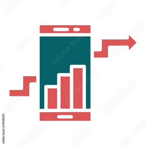 Mobile Analytics Icon Style