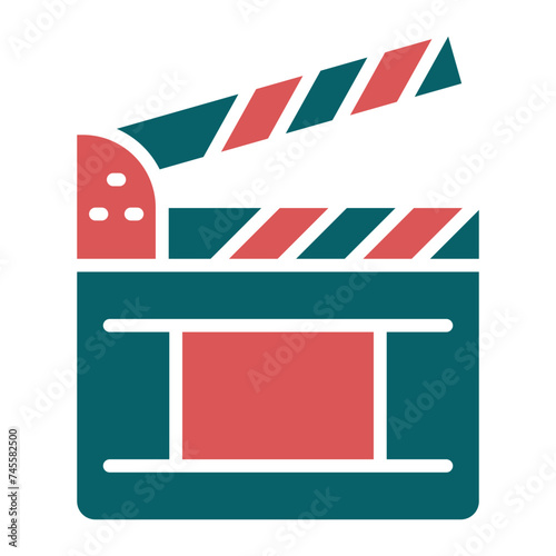 Clapperboard Icon Style