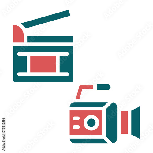 Film Set Icon Style