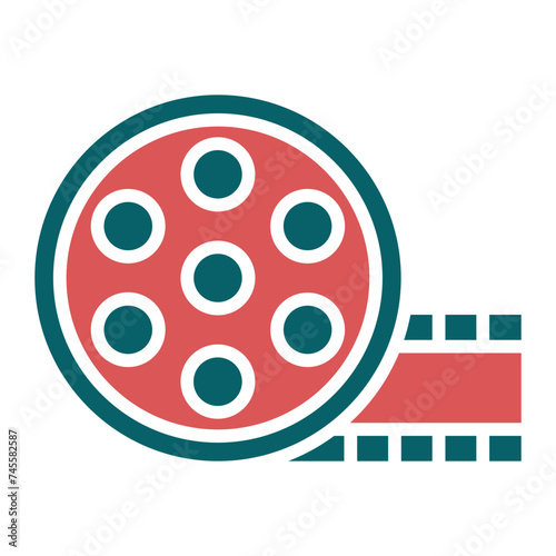 Film Reel Icon Style