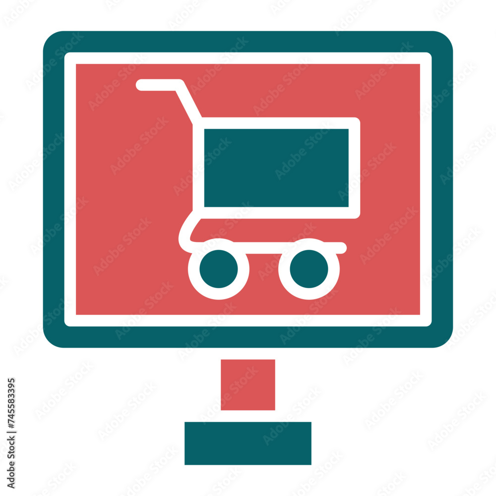 Online Store Icon Style Online Store Icon Style