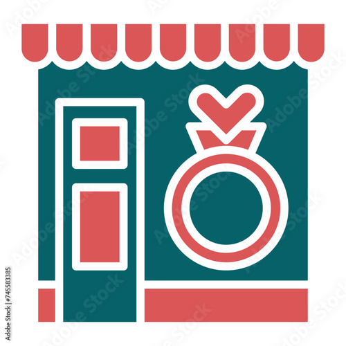 Jewlery Store Icon Style