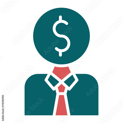 Junior Sales Rep Icon Style