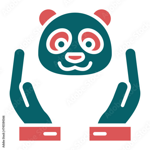 Animal Rights Icon Style