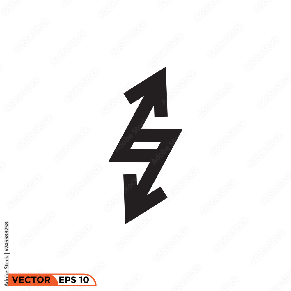 Arrow icon design vector graphic of template, sign and symbol Arrow icon design vector graphic of template, sign and symbol