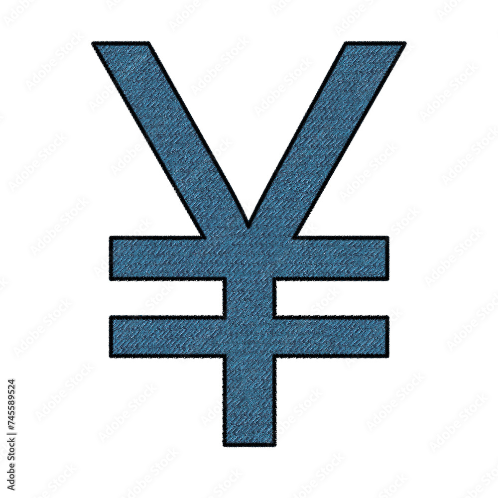 Obraz premium Yen (Japan) and Yuan (PRC) currency symbol