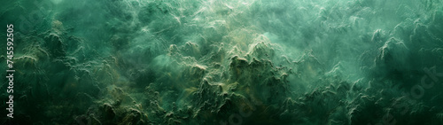 Large Body of Water With Green Algae