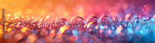 Colorful Abstract Background With Bubbles