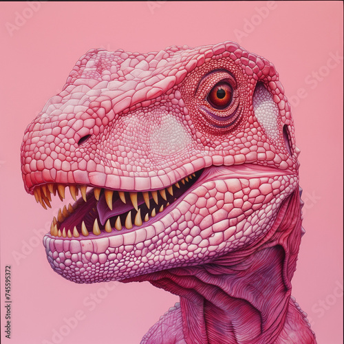red dinosaur toy © Eunjung