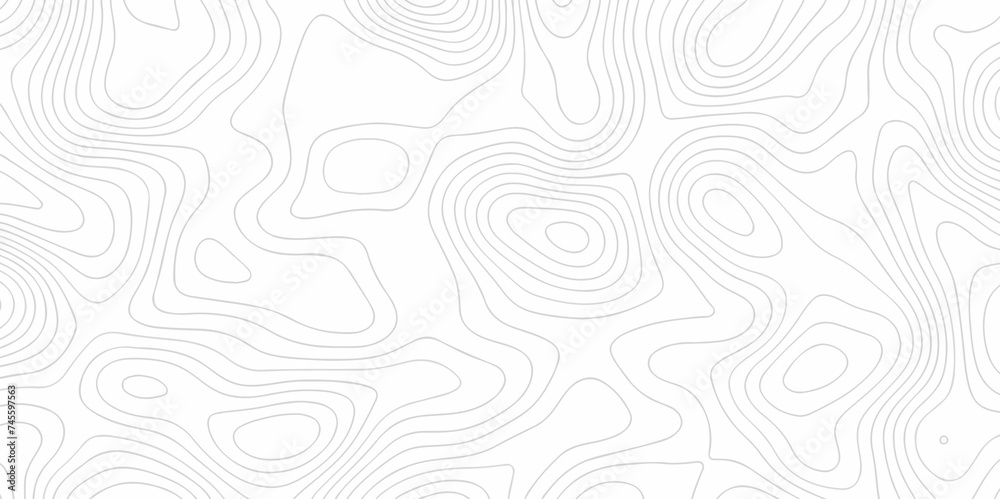 Line topography map contour background, geographic grid. Abstract vector illustration. abstract black or white pattern and Topographic map background. - obrazy, fototapety, plakaty 