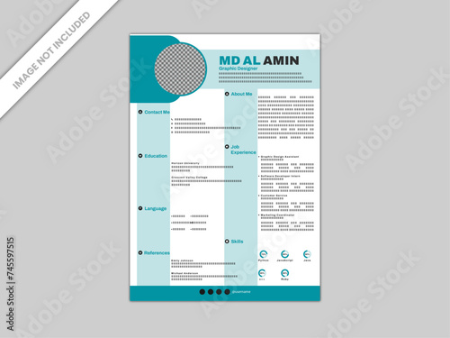 Resume Template, CV Template, Professional Resume Template