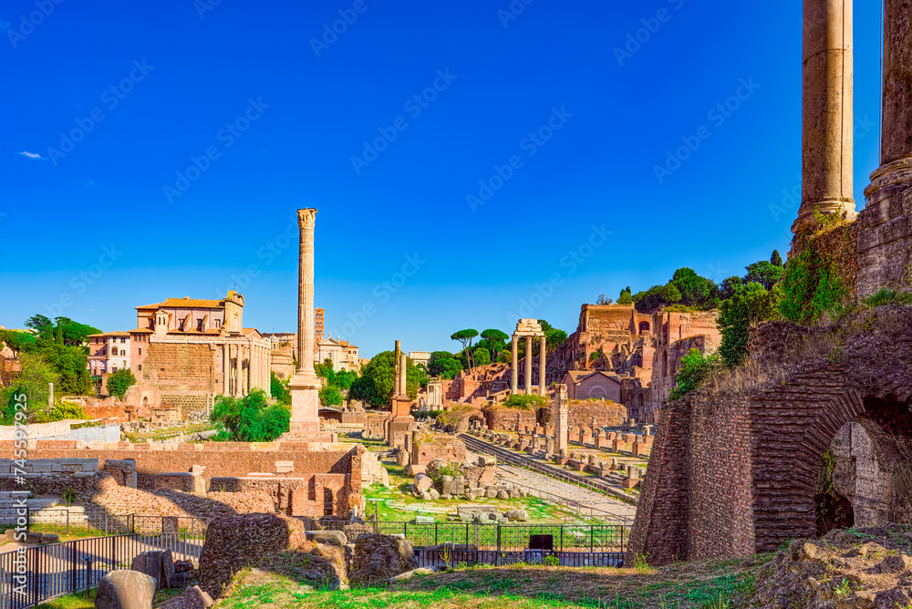 Roman Forum. Ancient, beautiful, incredible Rome.