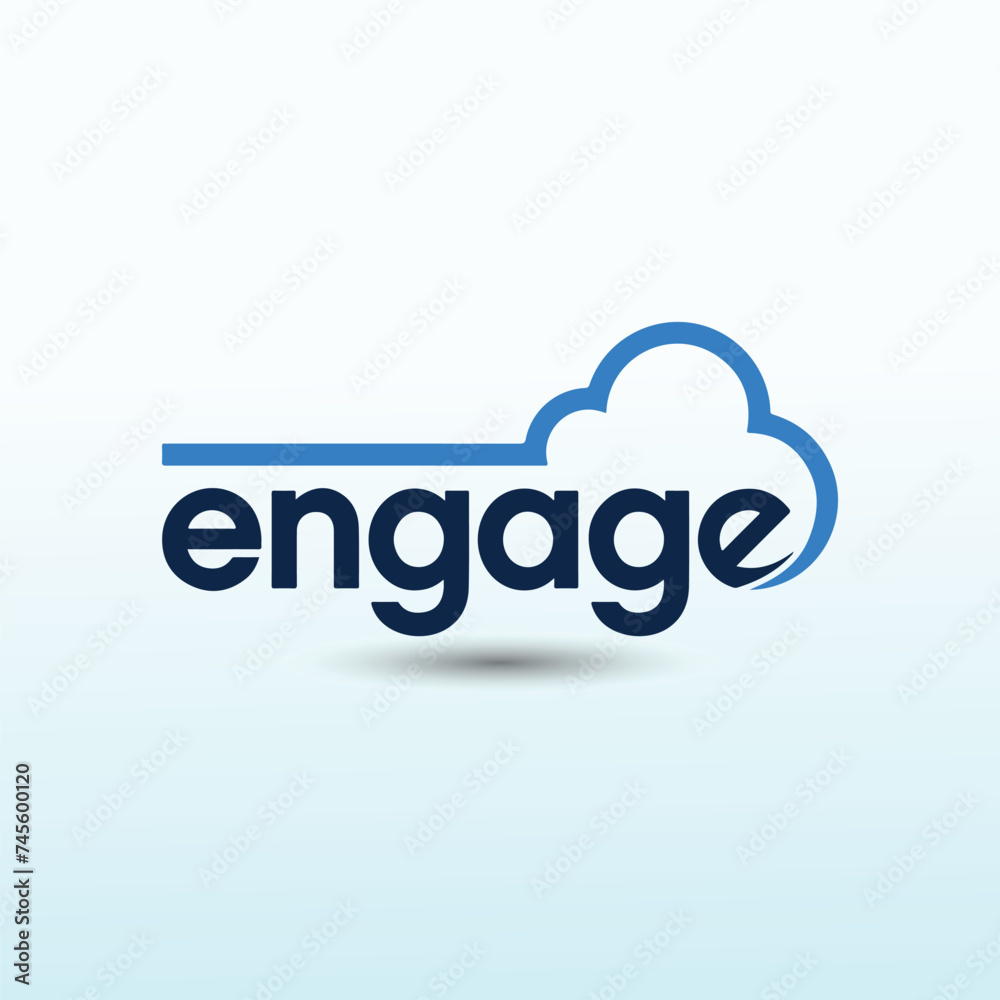 Design a modern logo for engage