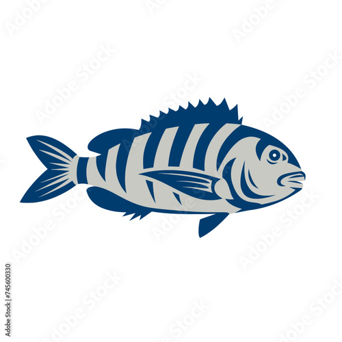 fish logo available for your custom project