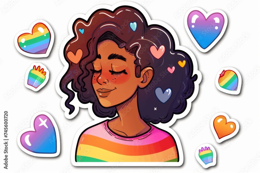 LGBTQ Sticker hip design. Rainbow complex motive lgbtq pride sticker for demonstration diversity Flag illustration. Colored lgbt parade demonstration liver. Gender speech and rights subversion LGBTQ Sticker hip design. Rainbow complex motive lgbtq pride sticker for demonstration diversity Flag illustration. Colored lgbt parade demonstration liver. Gender speech and rights subversion