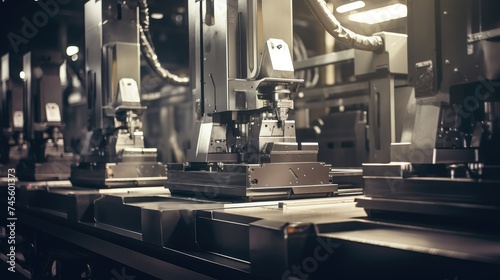 Automated Production Line in Industrial Factory