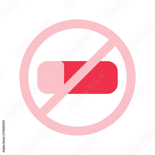 no smoking duo tone